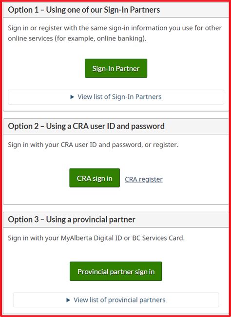 Image result for CRA Access Code Window