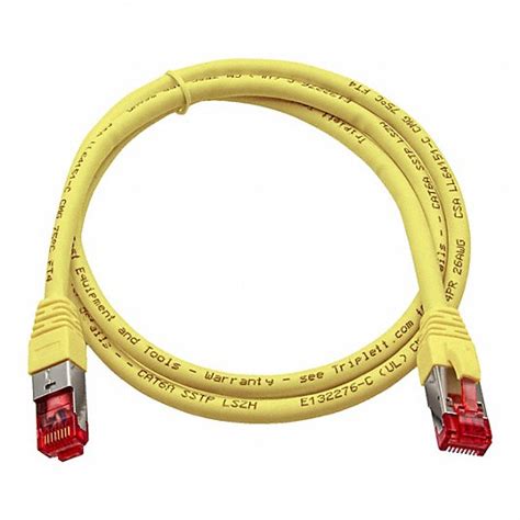 TRIPLETT, Shielded, Cat 6A, CAT6A 10GBPS, SSTP 26AWG Patch Cable ...