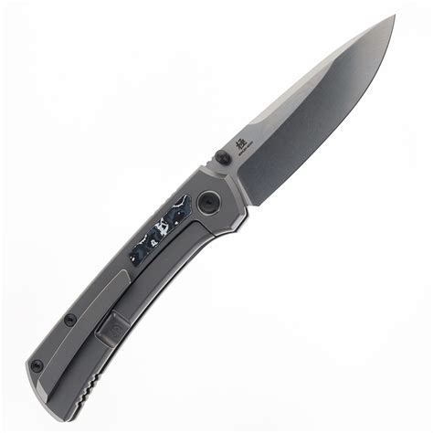 North Mountain Blades Ultra Folding Knife Titanium/Carbon Fiber Handle ...