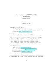 Image result for Operating System Course Outline