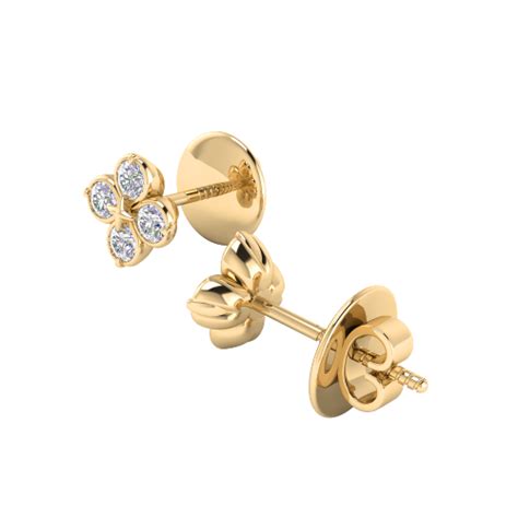 Iris 18KT Diamond Earring