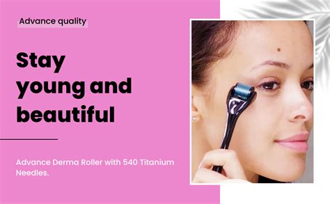 Devriz Derma Roller (0.25mm, 0.5mm, 1mm, 1.5mm, 2mm) Faster Absorption ...