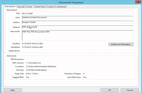Image result for Remove Metadata From PDF