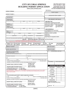 FL Building Permit Online - Fill and Sign Printable Template Online