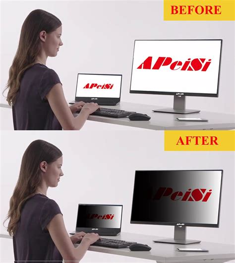 Buy APeiSi 32 Inch Computer Privacy Screen Filter for 16:9 Widescreen ...