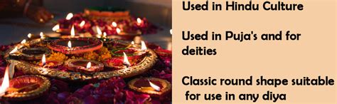 Cotton Flower Batti Cotton Wicks for Pooja | Special Puja Batti Round ...