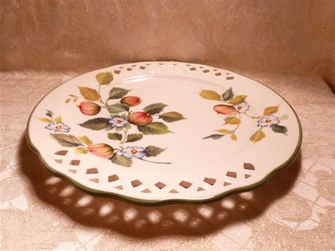 Brunelli Designed Tiffany Ceramic Porcelain Platters Fruit And Floral In A Pretty Cottage Design ...