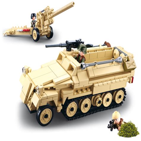 Sluban M38-B0695 WWII WW2 Half Track Armoured Vehicle - 460 Pcs | Buy ...