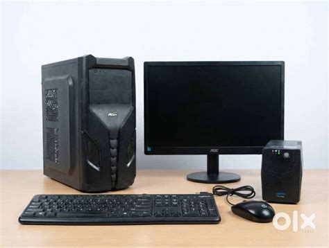 Complete Desktop PC Setup i3 6th Gen 8GB RAM New AOC 21.5 Monit ...