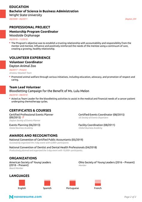 Event Planner Resume [Tips & Examples for 2024]