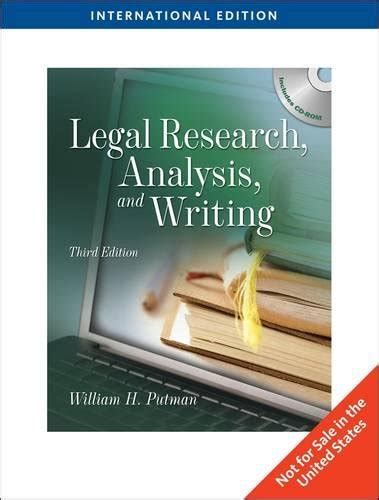 Buy Legal Research, Analysis and Writing, International Edition Book ...