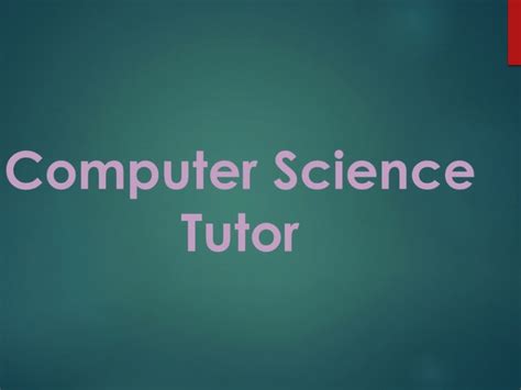 Image result for Tutor Computer Science d'Excel Tutor Available
