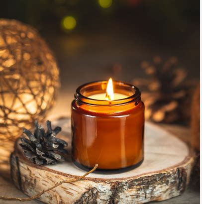 Amber jar candles – Jaev India