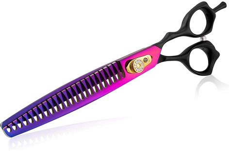 Purple Dragon Professional 7.0/8.0 inch Pet Grooming Hair Cutting ...
