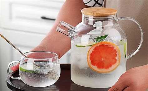 Inovique Enterprises Nirvana 1.8L Borosilicate Glass Transparent Teapot ...