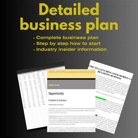Mobile Car Detailing Business Plan: From A to Z - Etsy