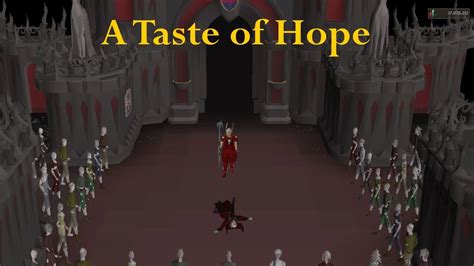 Image result for OSRS A Taste of Hope Guide