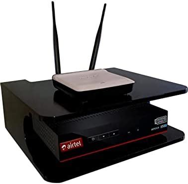 Furniture Cafe Set top Box Stand | WiFi Router Holder Wooden Wall ...