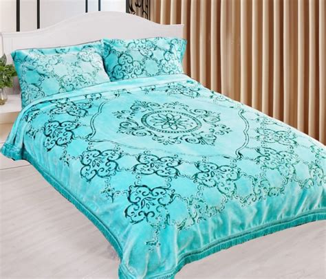 Buy Avenger Cloudy Blanket Double King Super Soft Fabric Floral Printed ...