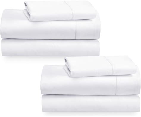 Amazon.com: California Design Den 2-Pack Twin XL Sheet Sets Cotton ...