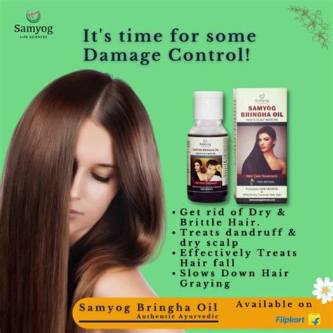 Samyog Life Sciences BRINGHA OIL (Hair & Scalp Medicine) Controls Hair ...