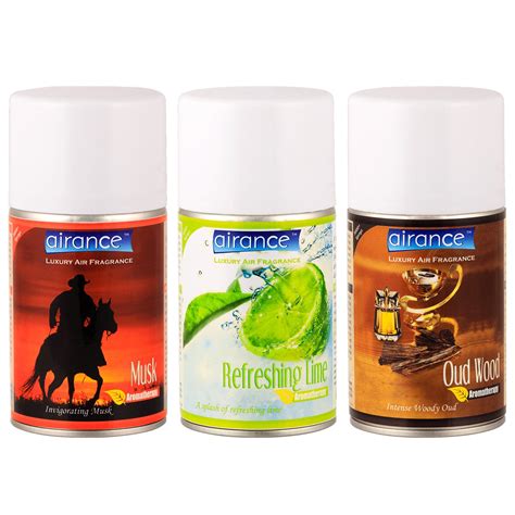 Airance Automatic Room Freshner Refill - Musk, Refreshing Lime & Oud ...