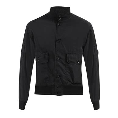 Buy Men Black Windcheater Light Bomber Jacket Online at The Collective ...