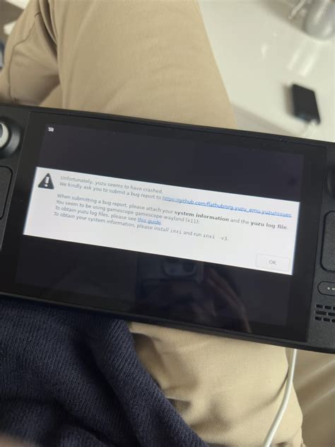 Steam Deck crash on exit : r/yuzu