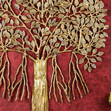 Buy Pure Brass Superfine Wall Hanging Kalpavriksha Bodhi Tree with ...