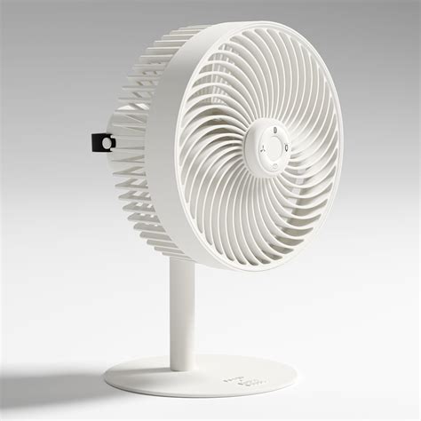 Flow High-Speed Rechargeable Desk Fan with LED Light & Remote Control ...