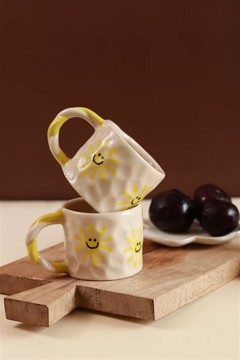 Sunflower Tea Cups – Craftribal