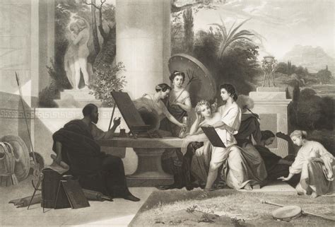 Alfred Chardon - "Socrates Instructing Alcibiades" Depiction of Ancient ...