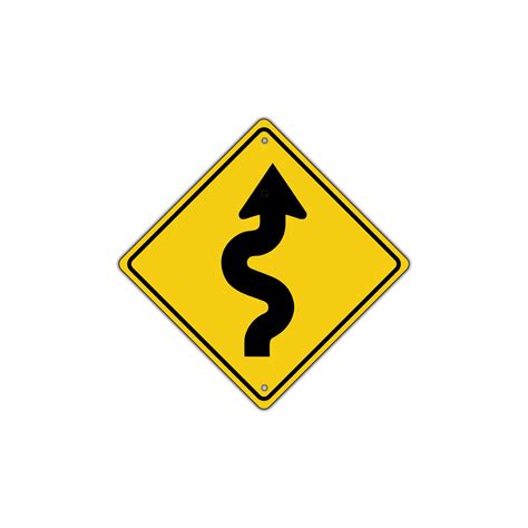 Winding Road Sign