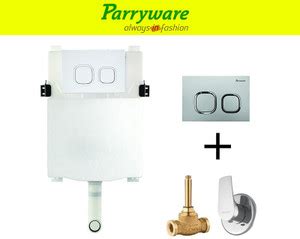 Parryware Linea Concealed Cistern with concealed body Primo upper part ...