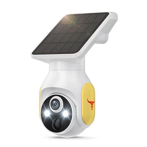 FameVibe 1080p Security Camera Wireless | Solar Panel, Smart AI Human ...