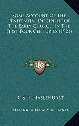 Buy Some Account of the Penitential Discipline of the Early Church in ...