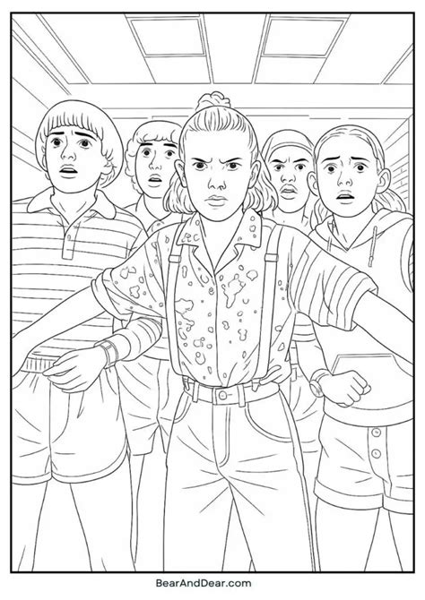 Stranger Things Coloring Pages Easy [2025]
