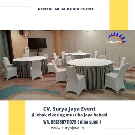 Rental Meja Kursi Untuk Event Indoor Area Jakarta