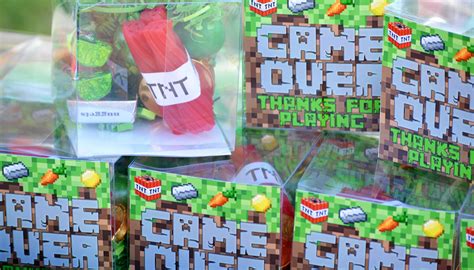 Minecraft Party Favors