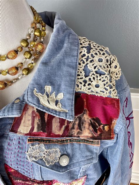 Upcycled Jacket, Boho Clothing, Hippie Clothes, Jackets for Women ...