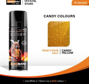 Samurai Kurobushi Yamaha Motorcycle Paint Colours SPY016 Yellow Spray ...
