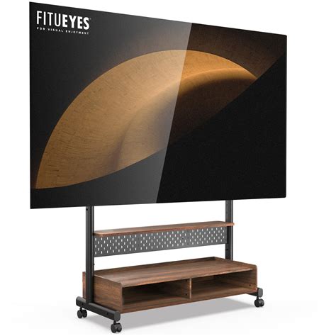 Buy FITUEYES Rolling Floor TV Stand for 70-100 Inch Large LCD/LED TVs ...