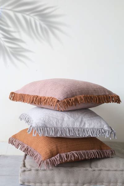 Cloud cream Textured cushion – artimagejaipur