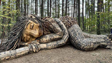 The NC troll hunters guide to Thomas Dambo's new installations - AVLtoday