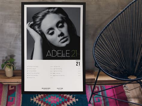Adele 21 Album Cover Poster sold by Charley Threet | SKU 40875897 | 55% OFF Printerval