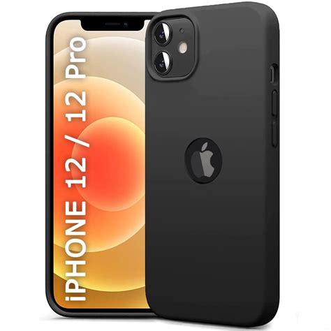 TheGiftKart Liquid Silicone Back Cover Case for iPhone 12/12 PRO | Soft ...