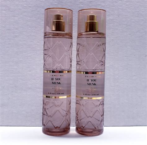 Bath & Body Works IF YOU MUSK Fine Fragrance Mist, 8 fl oz (2 pack ...