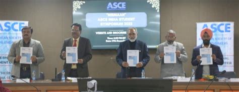 Brochure and Website Release for ASCE India Symposium | Punjab ...