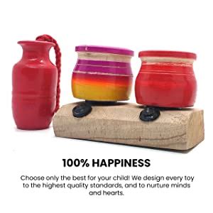 Buy Mamu Shop Ultimate Kitchen Set for Kids with Wooden Miniature Toys ...