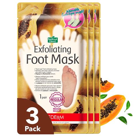 Purederm Exfoliating Foot Mask - Peels Away Calluses and Dead Skin in 2 ...